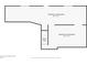 Basement floor plan showing unfinished storage space at 4437 James Wade Dr, Snellville, GA 30039