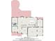 Detailed floor plan showcasing the layout of the home with dimensions and room names at 4922 Summer Wind Dr, Buford, GA 30519