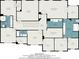 Detailed floor plan showcasing the layout of the home with dimensions and room names at 4922 Summer Wind Dr, Buford, GA 30519