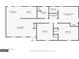 Detailed floor plan showcasing the layout and dimensions of the home at 5700 Tracy Dr, Mableton, GA 30126