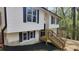 Close-up view of the exterior showcasing a newly constructed entrance and painted siding at 1504 Kimberly Pl, Canton, GA 30114