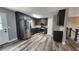 Modern kitchen with stainless steel appliances, granite countertops, and wooden cabinets at 1504 Kimberly Pl, Canton, GA 30114