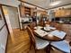 Eat-in kitchen features stainless steel appliances, granite countertops, and ample cabinet space at 2514 Green Forest Ct, Snellville, GA 30078