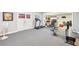 Finished basement featuring ample workout space with workout equipment, neutral walls, and an open atmosphere at 270 Morrow Rd, Newborn, GA 30056