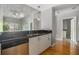 Kitchen showcasing the stainless steel dishwasher and black granite counters at 250 Pharr Ne Rd, Atlanta, GA 30305