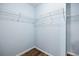 This large walk-in closet has sturdy shelving and new flooring at 3019 Havenwood Way, Stonecrest, GA 30038