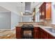 Beautiful kitchen with granite countertops, stainless steel appliances, and a breakfast bar at 756 Butler Ct, Lawrenceville, GA 30044