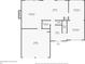 First floor layout with living spaces, garage, and kitchen at 2168 Sugar Maple Nw Cv, Acworth, GA 30101