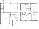 Complete floorplan of first and second floors with measurements at 234 Fieldbrook Xing, Canton, GA 30115