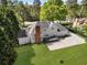 Aerial view of a home with a spacious deck and large backyard, perfect for outdoor living at 3175 Old Jonesboro Rd, Fairburn, GA 30213