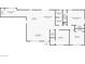 Detailed floor plan showcasing the layout of rooms and dimensions of the house at 3773 Sarahs Ln, Tucker, GA 30084