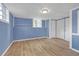 Basement with new floors, light paint, storage, and lighting, perfect for an extra living space at 149 Roy Huie Rd, Riverdale, GA 30274