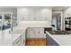 Stylish kitchen with white cabinets, stainless steel appliances, and a central island with seating at 422 Laurian Nw Way, Kennesaw, GA 30144