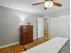 Bedroom with hardwood floors and neutral walls at 2419 Little John Se Trl, Marietta, GA 30067