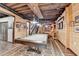 Finished basement with a pool table, wood paneled walls, and stairs leading upstairs at 3230 Riverhill Ct, Cumming, GA 30041
