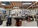 Well-organized workshop with pegboard walls, tools and equipment for various projects at 3230 Riverhill Ct, Cumming, GA 30041