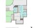 Detailed second floorplan featuring the bedrooms, bathrooms, and laundry room at 543 Walnut Way, Palmetto, GA 30268
