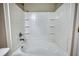 A clean and well-maintained bathtub, ready for relaxation and comfort at 5587 Strathmoor Manor Cir, Lithonia, GA 30058