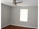 This bedroom features a ceiling fan and hardwood floors at 2665 Northview Ave, Decatur, GA 30032