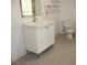 Bathroom featuring a single sink vanity with chrome hardware and a standard toilet at 319 Atlanta Se St # 317, Marietta, GA 30060