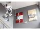 Foyer features contemporary art and stairway, inviting a modern ambiance at 319 Atlanta Se St # 317, Marietta, GA 30060