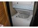 Laundry area includes a stacked washer and dryer at 319 Atlanta Se St # 317, Marietta, GA 30060