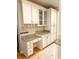 Office space with custom cabinets, drawers, shelving and granite countertops at 325 Brook Hollow Ln, Loganville, GA 30052