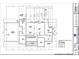 Blueprint of basement features unfinished recreation space and garage at 1430 Oconee Ne Pass, Brookhaven, GA 30319