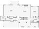 A detailed first floor plan including a kitchen, living room, and bedroom with dimensions at 383 Indian Hills Trl, Marietta, GA 30068