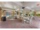 Inviting covered patio with outdoor seating and heaters, great for all-weather enjoyment at 200 River Vista Dr # 713, Atlanta, GA 30339