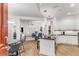 Modern kitchen features stainless appliances, granite countertops, and an open view to the living room at 200 River Vista Dr # 713, Atlanta, GA 30339