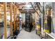 Unfinished basement with utility equipment and exposed infrastructure; an opportunity to customize the space at 332 Chaffin Rd, Roswell, GA 30075