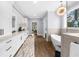 Bathroom with a soaking tub and double vanity at 332 Chaffin Rd, Roswell, GA 30075