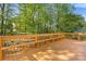 Spacious back deck, perfect for outdoor entertaining and relaxation at 4718 Lou Ivy Rd, Peachtree Corners, GA 30096