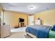 Bedroom with neutral carpet and a dark television at 3798 Broadleaf Walk, Snellville, GA 30039