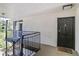 Exterior entryway featuring a black front door with a decorative knocker and a 'Home Sweet Home' welcome mat at 1445 Monroe Ne Dr # C6, Atlanta, GA 30324