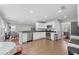 Modern kitchen with stainless steel appliances and ample counter space at 3452 Hard Creek Ln, Buford, GA 30519