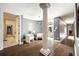 Elegant sitting room features hardwood floors, a decorative column, and gray walls at 3511 Roxboro Ne Rd, Atlanta, GA 30326