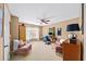 Bright and airy office space with comfortable seating and a backyard view at 4215 Evans Farms Dr, Cumming, GA 30040