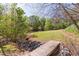 A small wooden bridge crossing a small stream leading to a pond at 4215 Evans Farms Dr, Cumming, GA 30040