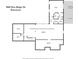 The basement floor plan features unfinished areas and rooms, including dimensions for layout planning at 2060 Pate Ridge Dr, Loganville, GA 30052