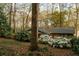 Exterior showcasing blooming azaleas near a brick home at 2744 Hunting Hill Ln, Decatur, GA 30033
