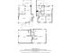 Detailed three-story floor plan showcasing the layout of the house, including the garage and recreation room at 5533 Woodridge Ln, Douglasville, GA 30135