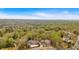 Expansive aerial view of the neighborhood, displaying large homes amid a dense canopy of trees in a picturesque setting at 115 Mount Paran Rdg, Atlanta, GA 30327