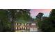 Charming brick home surrounded by trees and sky, featuring a well maintained lawn and driveway at 3130 Crestmont Nw Way, Kennesaw, GA 30152