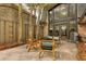 Private outdoor space with stylish seating, brick and wood fencing, ideal for entertaining or relaxing at 41 Cantey Nw Pl, Atlanta, GA 30327