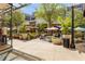 Open-air dining area with lush greenery, offering an inviting and relaxed atmosphere for patrons at 70 Sheridan Ne Dr # 10, Atlanta, GA 30305