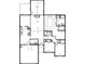 Detailed floor plan showcasing the layout of the house with multiple rooms and features at 711 Park Place Way, Social Circle, GA 30025