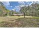 A spacious backyard featuring mature trees and a well-maintained lawn, perfect for outdoor activities at 6435 E Glen Rd, Lithonia, GA 30038