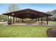 Large covered pavilion with picnic tables, perfect for outdoor gatherings and community events at 307 Downing Creek Trl, Canton, GA 30114